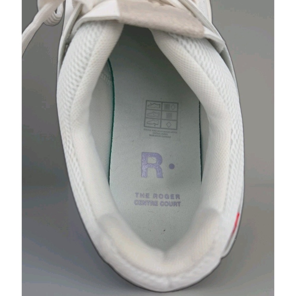 On The Roger Centre Court White Lavender Women's Sneaker Size 10 - Picture 8 of 9